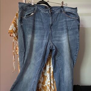 Stitch Star size 24 embellished washed jeans